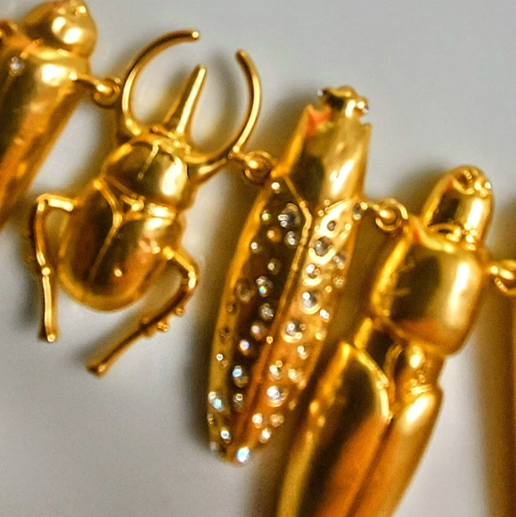 🌹Schiaparelli Insects Ststement Necklace. I a box - Picture 8 of 16